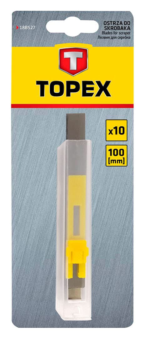 Topex 18b527 – Pack of 10 Sheets of Replacement Scraper