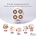 Painless Women's Hair Removal for Legs, Body, Arms, Bikini Trimmer Armpit, Face, Shoulder Cordless USB Shaver Razor Good Finishing and Well Touch Rechargeable Epilator with 4 Blade Heads As Seen On TV