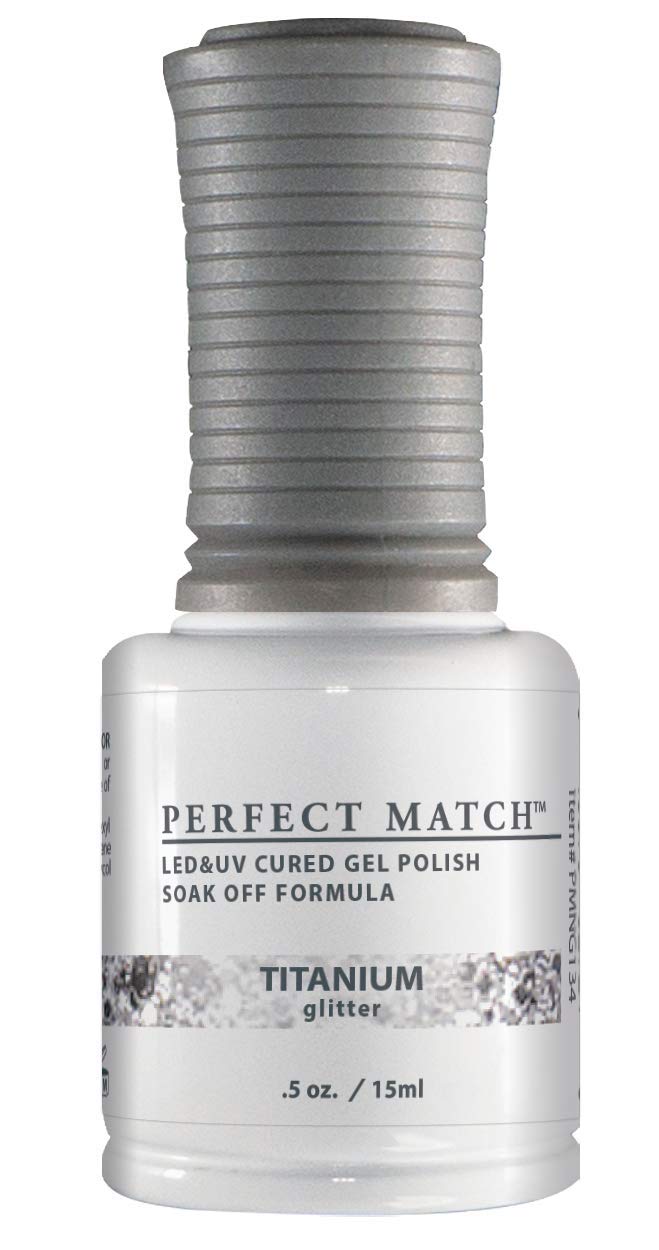 LeChat Perfect UV/LED Gel Match Nail Polish, Titanium Pop Of Vogue 2014 15 ml
