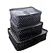 Itraveller 7 set Packing Cubes-3 travel Cubes 3 Bags 1 Shoe Bag (Navy point)