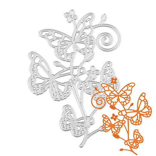 Metal Cutting Dies, NXDA Embossing Dies Stencil Template for DIY Scrapbook Album Paper Card Craft Decoration (G)