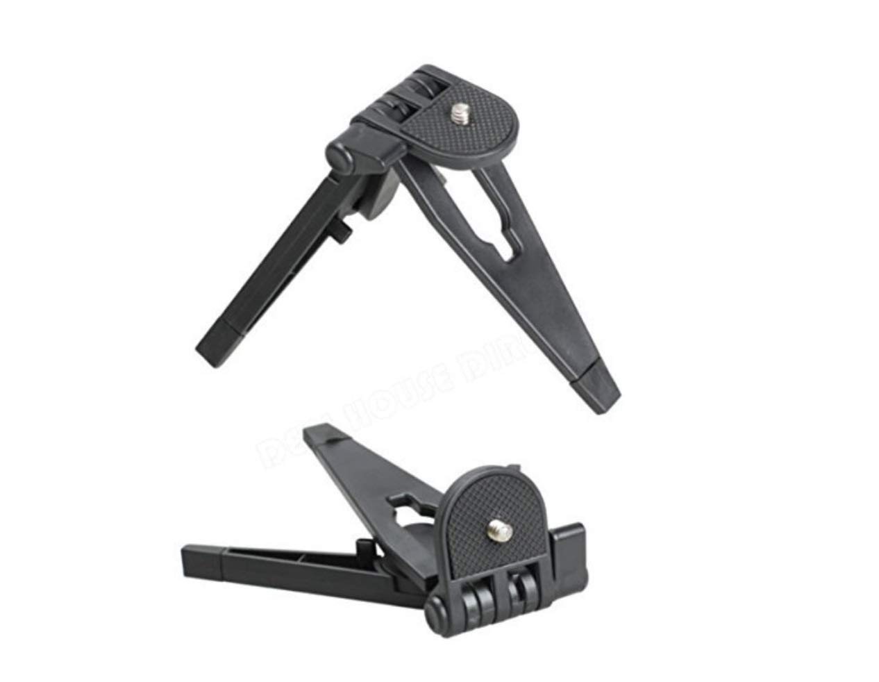 Hayatec Mini Portable Travel Tripod stand For Digital Cameras, Camcorders, Mini Projectors, Gopro Action Cams, light weight DJ Lights - Universal fitting Foldable Tripod Stand UK