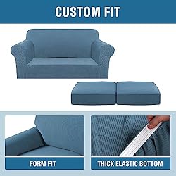 H.VERSAILTEX 3 Piece Stretch Sofa Covers for 2