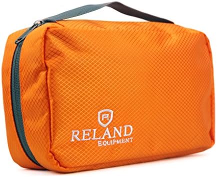 Reland Hanging Toiletry Bag Travel Organizer for Women Cosmetic Carry Bag