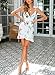 Vaniglia Women Floral Print Sleeveless Spaghetti Strap Deep V-Neck Casual Mini Dress