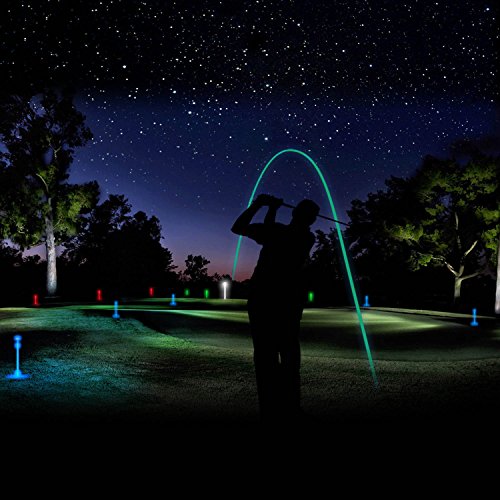 R&L Glow Golf Balls for Night Sports Tournament Fluorescent Glowing in The Dark Golf Ball