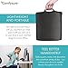 COMFYSURE Lumbar Support Seat Back Cushion – Memory Foam with Removable Mesh Cover - Lower Back Pain Relief, Helps Posture - Fits Most Office, Desk, Computer Chairs and Car Seats