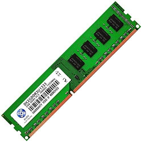 XUM 2GB Kit (1X2GB) DDR3 1333MHz DIMM PC3-10600 10600U Non-ECC Unbuffered Desktop PC Memory RAM Module 2Rx8 240-Pin 1.5v
