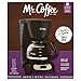 Mr. Coffee 5-Cup Coffee Maker, Black