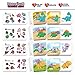 Kangaroo Dinosaur Valentines Day Cards with Envelopes & Stickers, Party Favor Bulk Toys, Valentines Day Greeting Cards, Gifts for Kids, Exchange Gift Card for Kids School, Classroom Toy (Pack of 28)