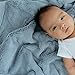 SARANONI Receiving Blankets for Babies Super Soft Boutique Quality Lush Luxury Baby Blanket (Storm Cloud, Receiving Blanket 40
