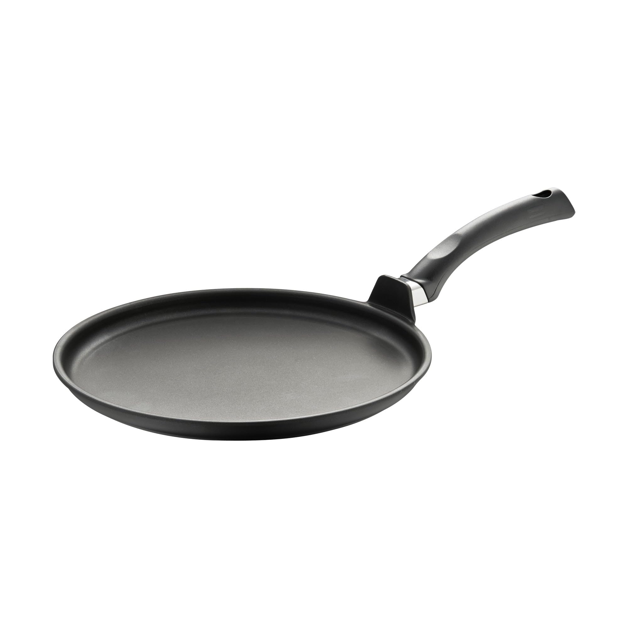 Berndes 011288 Crêpe Pancake Pan, Non-Stick, Flat Edge, 28 cm, Black