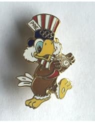 From Amazon.com. Click for details:
 Sports: Sam The Eagle With Camera Olympic Mascot of 1984 Los Angeles Games Press Media Vintage Collectible Souvenir Lapel Pin - Olympic Pins Sports: Sam The Eagle With Camera Olympic Mascot of 1984 Los Angeles Games Press Media Vintage Collectible Souvenir Lapel Pin - Olympic Pins
