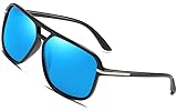 Polarized Sunglasses for Men Aviator Driving Women Mens Sunglasses Rectangular Vintage Sun Glasses