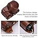 Hargedis XEVN for sony a6400 case,for sony a6300 case,Premium PU Full Body Leather Camera Case Bag for sony alpha a6300 a6000 a6100 a6400 Fit 16-50mm Lens with camera Shoulder Strap(Coffee)