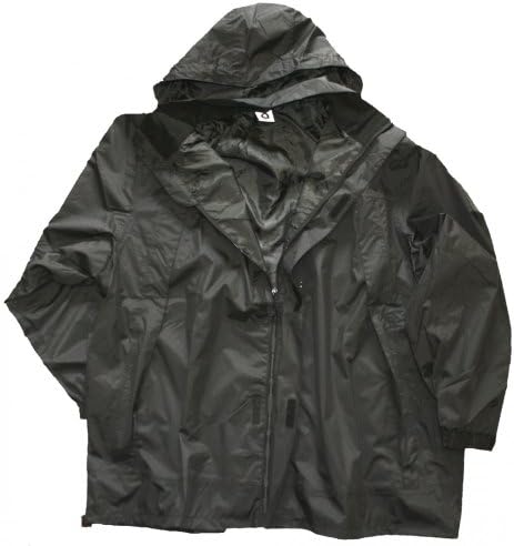 GREYES BY ALLSIZE AERO/WATERPROOF JACKET #99212 Black, 4X