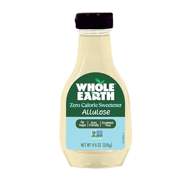 WHOLE EARTH LIQUID ALLULOSE SWEETENER, ZERO CALORIE SUGAR...