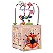 Wooden Activity Cube for Toddlers, Wooden Toys, Baby Activity Center, Classic Bead Maze Toys, Educational Learning Toys for Kids Birthday Gift for Kids