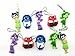 10pc Inside Out Zip Pull & Zipper Pull Charms for Jacket Backpack Bag Pendant