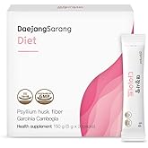 migung365 Daejang Sarang (Garcinia Cambogia, 30 Sticks) - Psyllium Husk Fiber Supplement, Digestive Health & Constipation Relief. Plant-Based Ingredients, Extra Strength 5,500mg & HCA 780mg.