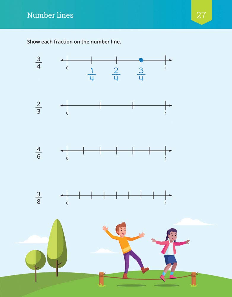 IXL Fractions 3rd Grade Math Workbook, Mathematics Book for Kids Ages 8-9 Covering Addition, Subtraction, Multiplication, Division, and Comparing With ... Mixed Numbers (IXL Topic-Specific Workbooks)