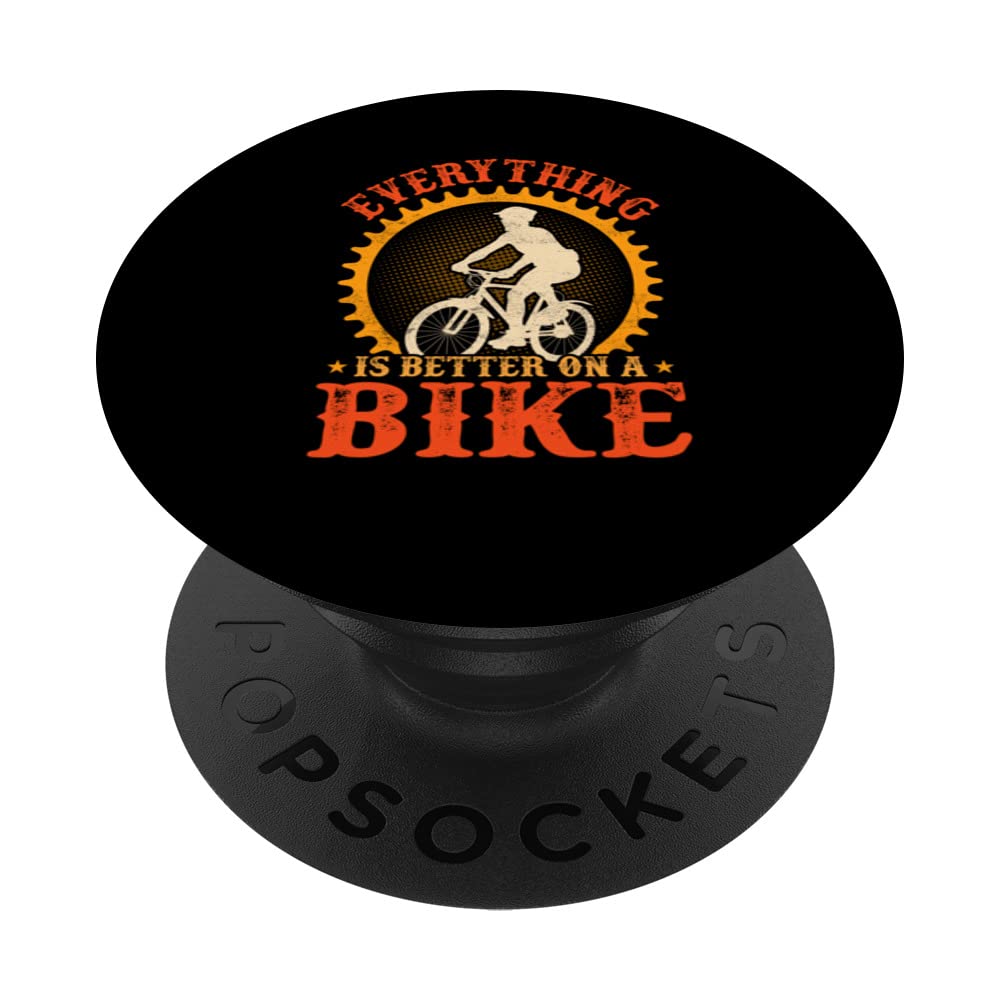 Bicycling Lover Cycling Biking Funny Bicycle love bike PopSockets Swappable PopGrip