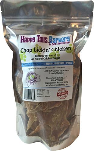 Chop Lickin' Chicken Breast Jerky Treats-100% All Natural Grade A Strips-Grain Free-Home Based Food Business
