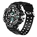 Sanda Men's Digital Watch Large Face LED Wrist Watches Military Sports Digital Analog Dual Time Outdoor Army Wristwatch Tactical