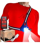 AVANTO Triple Beam Chest Light, Night Running Lights for Runners and Joggers with Adjustable Beam...