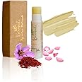Kaumudi Handmade & Natural Lip Balm for Women & Men with Rose Damascena & Saffron Essential Oil (Natural Lip)