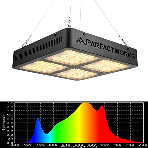 PARFACTWORKS RA2000W Full Spectrum LED Grow Light Growth Lighting Bulb for Plant Flower Indoor Hydroponic Greenhouse