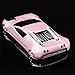 WwwSuppliers New 3D Fast Luxury Race Car Case for Apple iPhone 5 5S SE Kick-Stand Hard Protective Cover (Pink Black & Chrome)