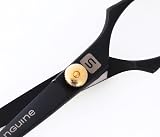 Sanguine 4.5 inch Hairdressing Scissors Black Japanese Style Hair Cutting Small view 3