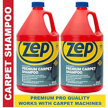 Zep Premium Carpet Shampoo 128 Ounce ZUPXC128 (Pack of 2) Pro Strength Formula