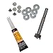 Brock Replacement Passenger Side Inside Door Handle Repair Kit with Lever, Base & Hardware Compatible with 2007-2013 Silverado 1500 & Sierra 1500/ 2007-2014 Silverado 2500/3500 & 2007-2014 Sierra