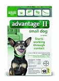 Bayer Animal Health Advantage II for Dogs 10 lbs and Under 6 Pack