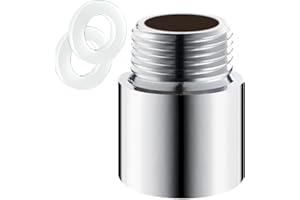 Tworider 1 Inch Length Shower Arm Extension,Handheld Stainless Steel Shower Head Extension Arm For Bathroom Accessories