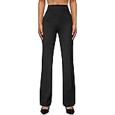 JEKAOYI Womens Straight Leg Dress Work Pants High Waist Stretchy Business Casual Pants Office Trousers Slacks