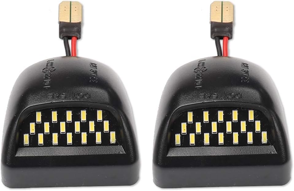 WeilinWU Car Light 2X LED License Plate Light 36-SMD for Chevy Silverado Avalanche 1500 2500 3500