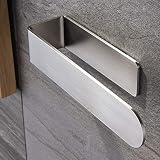 YIGII Self Adhesive Towel Holder Stainless Steel Towel Ring Modern Brushed Bath