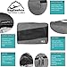5pc Packing Cubes Set Large Travel Luggage Organizer 4 Cubes 1 Laundry Pouch Bag (Gray)