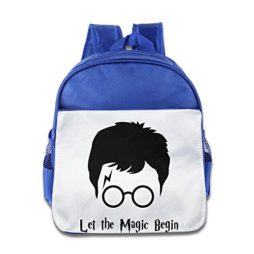 XJBD Custom Funny Harry Potter Kids School Backpack For 1-6 Years Old RoyalBlue