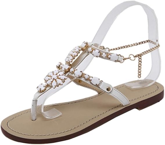 Day8 Chaussures Femme Ete Sandales A Talons Plate Femme Compensees Soiree Confort Sandales Femmes Plates Grande Taille Strass Bout Ouvert Femme Boheme Tongs Chaussures De Plage Sport Amazon Fr Chaussures Et Sacs