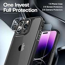 TAURI for iPhone 14 Pro Max Case, [5 in 1] 1X Case