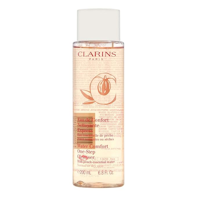 clarins peach one step cleanser