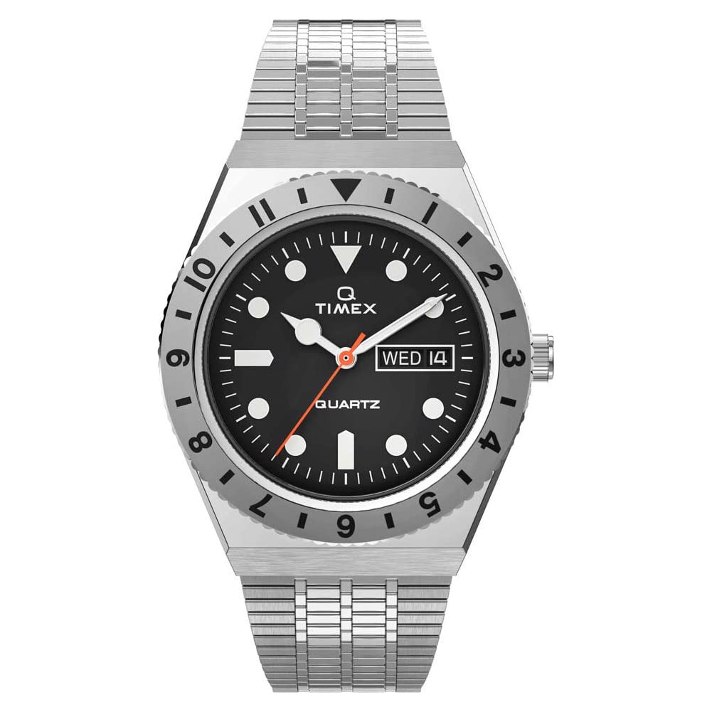 Timex Women's Analogue Watch Q Reissue with Stainless Steel Strap