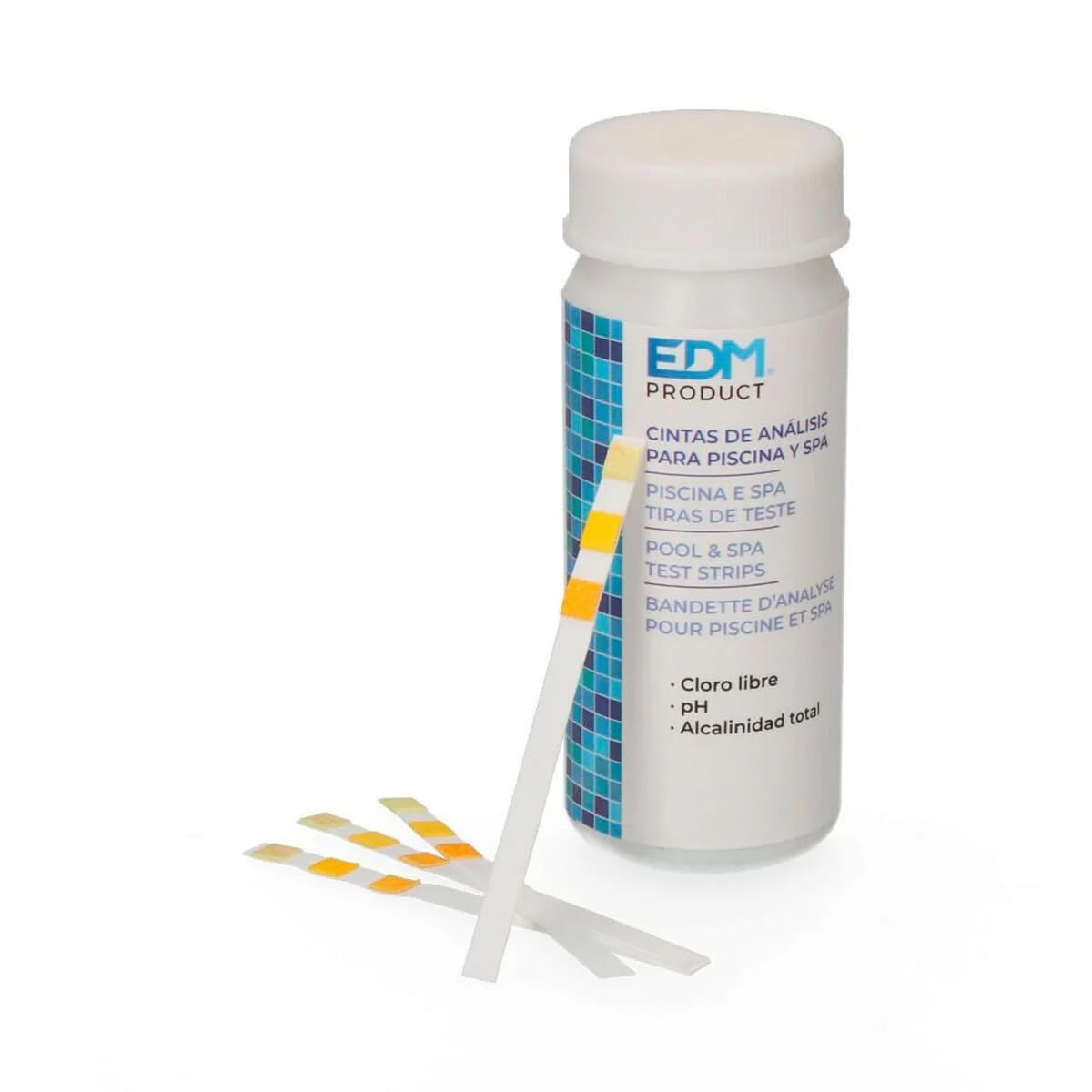 EDM 81011 Test Strips Chlorine and Ph, Transparent