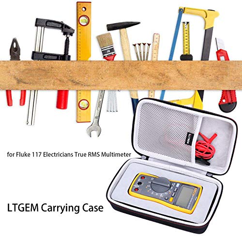 LTGEM EVA Hard Case for Fluke 117/115 Electricians True RMS Multimeter