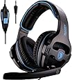 [2016 New Version Headset for PS4 PC New xbox one] SADES 810S Gaming Headset Headphones for PS4 New xbox one PC Laptop MAC with Mic