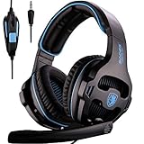 [2016 New Version Headset for PS4 PC New xbox one] SADES 810S Gaming Headset Headphones for PS4 New xbox one PC Laptop MAC with Mic